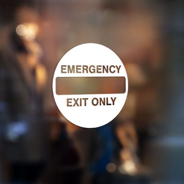 Emergency Exit Only